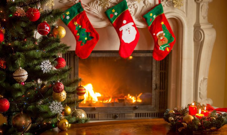 Cómo decorar la chimenea en Navidad - Bekia Navidad
