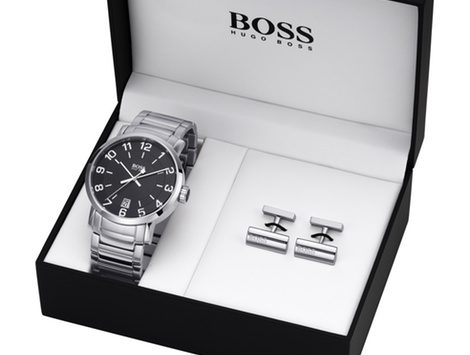 Reloj masculino y gemelos de Boss Watches