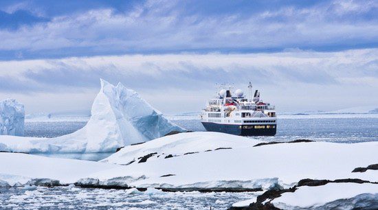 El crucero es el tipo de viaje idóneo para visitar el Polo Sur