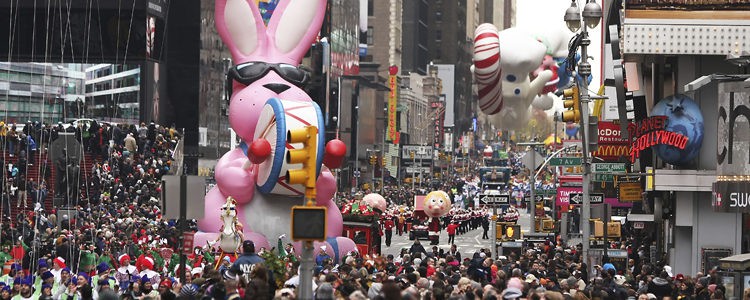 El tradicional desfile de Macy's en Nueva York por Acción de Gracias