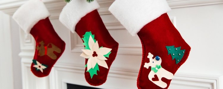 Hay muchas maneras de hacer un calcetín de Navidad