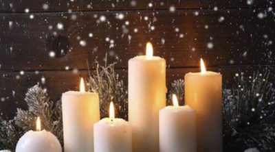 Decoración navideña con velas: ideas para centros de mesa