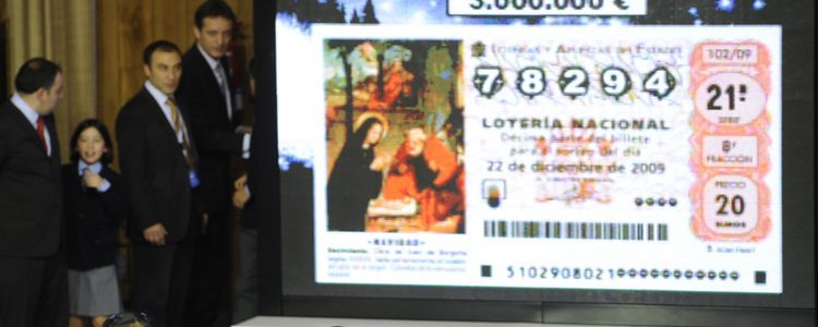 Décimo de lotería premiado en el Sorteo de Navidad