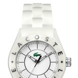 Reloj de mujer con correa de silicona en color blanco de Lacoste Watches