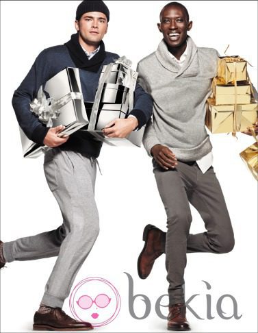 Jerséis de cuello vuelto para hombre de la nueva campaña navideña 2014 de H&M