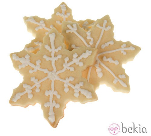 Galletas de mantequilla con forma de estrellas de Navidad