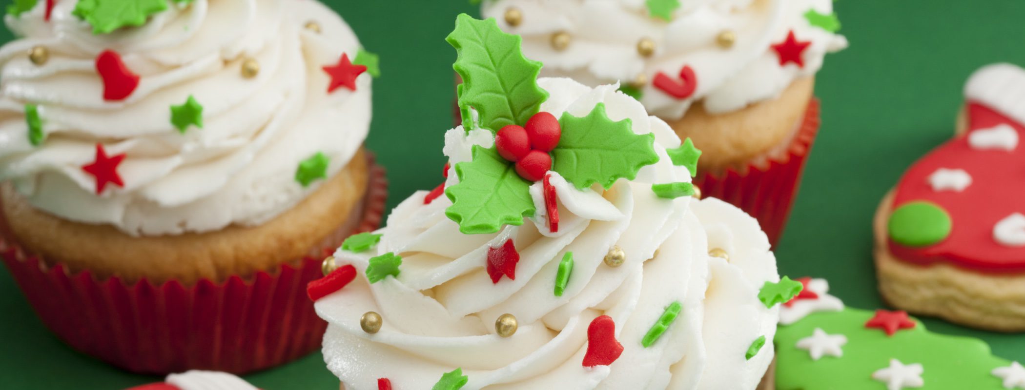 Postres de Navidad: Cupcakes de Navidad