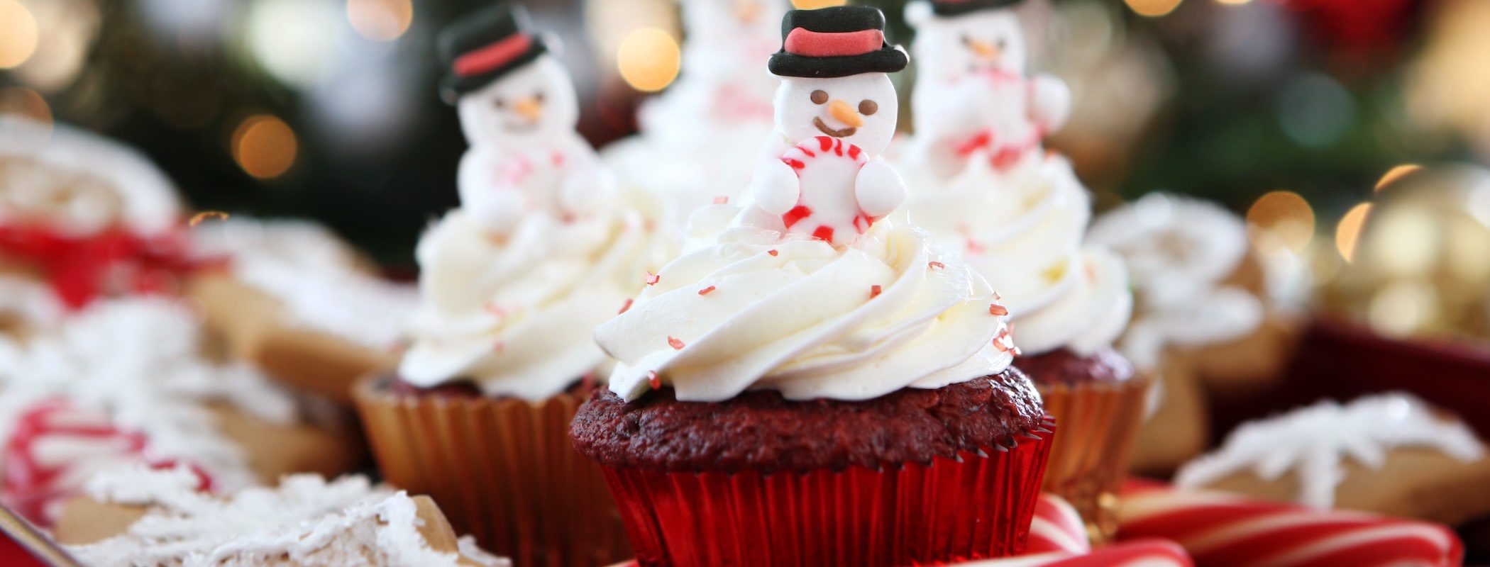 Postres de Navidad: Cupcakes Red Velvet
